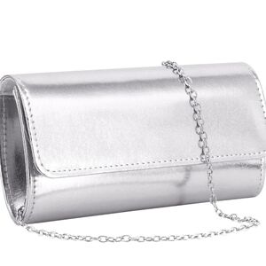 Chic Silver Chain Wristlet